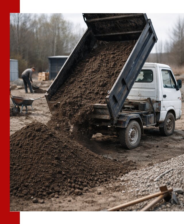 Аренда минисамосвала в Горном-Алтайске для доставки сыпучих материалов