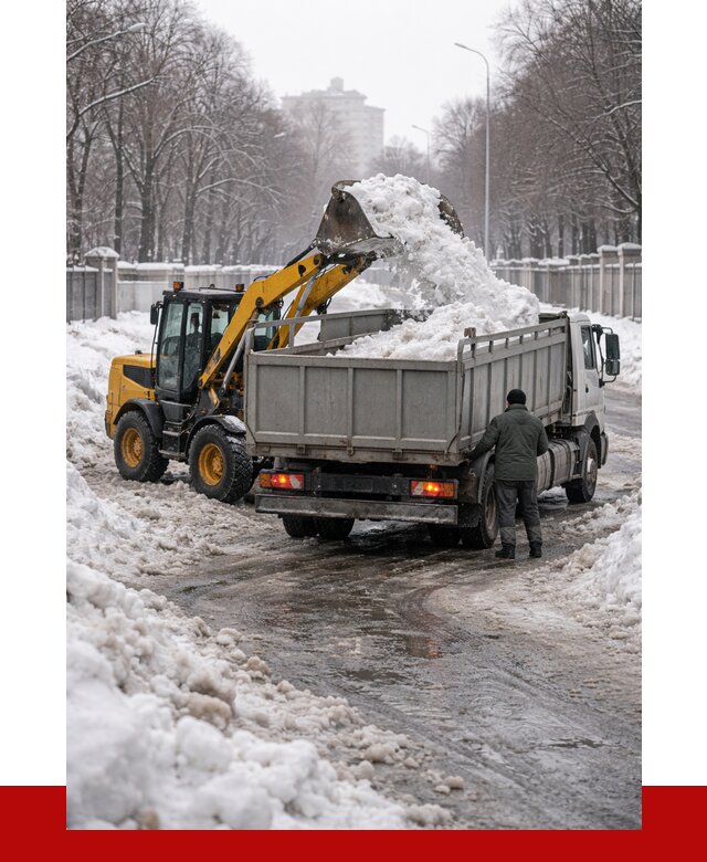 Вывоз снега с погрузкой в Горном-Алтайске от 3629 р. ПРОНЕРУДГрн