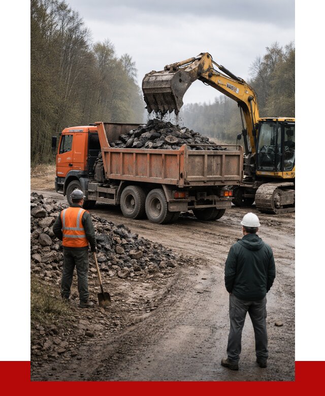 Вывоз асфальта в Горном-Алтайске от 4666 р. самосвалом ПРОНЕРУДГрн