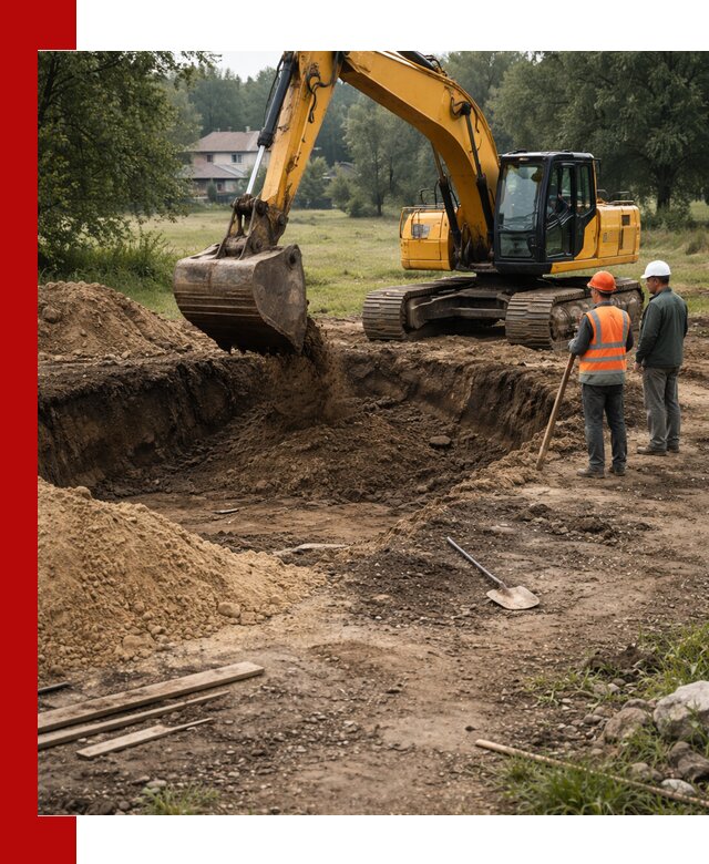 Рытье котлована под фундамент в Горном-Алтайске (быстро и недорого)
