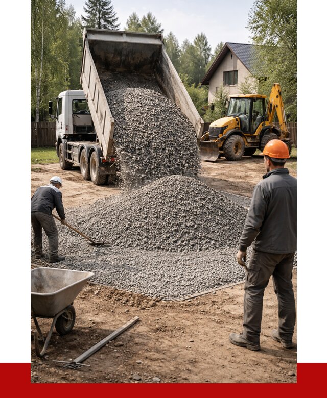 Отсыпка участка щебнем в Горном-Алтайске от 6739 р. ПРОНЕРУДГрн