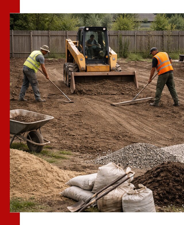 Выравнивание участка под строительство и благоустройство в Горном-Алтайске