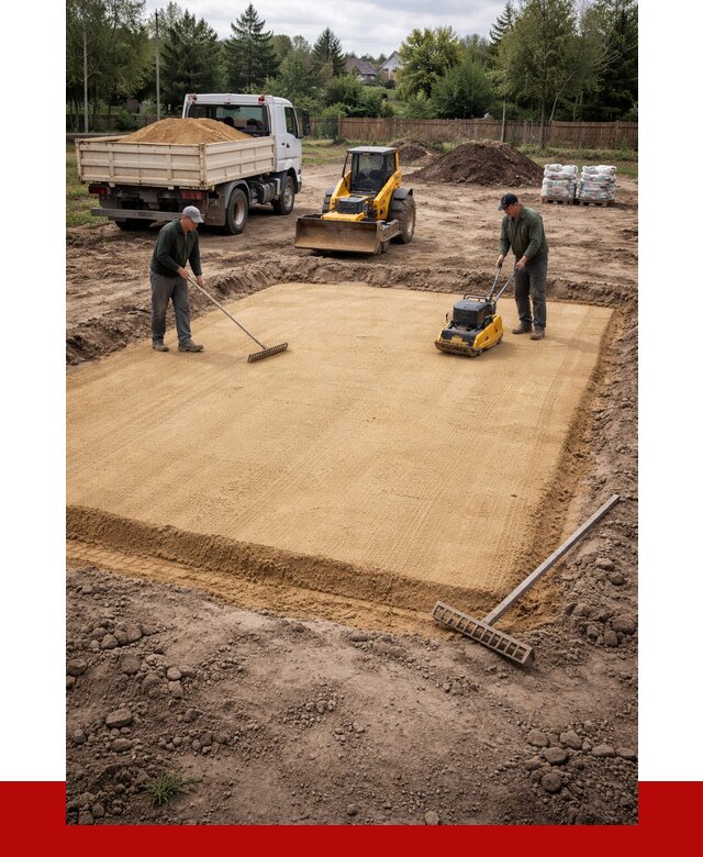 Устройство песчаной подушки в Горном-Алтайске от 4666 р. ПРОНЕРУДГрн